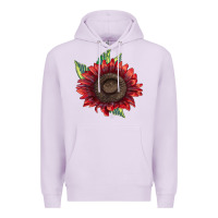 Lilac ProCut Red Sunflower Premium Hoodie - LillyAllenDesigns