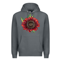 Rock ProCut Red Sunflower Premium Hoodie - LillyAllenDesigns