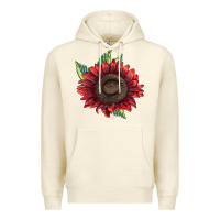 Sandshell ProCut Red Sunflower Premium Hoodie - LillyAllenDesigns