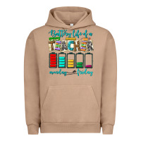 Pigment Burro battery life of a teacher monday friday Urban Hoodie - NancyCooperArtShop