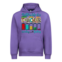 Tulip battery life of a teacher monday friday Urban Hoodie - NancyCooperArtShop