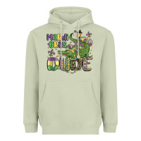 Matcha mardi gras dude alligator Heavyweight Hoodie - MaliasSmallBusiness