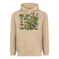 Mushroom mardi gras dude alligator Heavyweight Hoodie - MaliasSmallBusiness