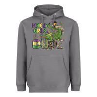 Storm mardi gras dude alligator Heavyweight Hoodie - MaliasSmallBusiness