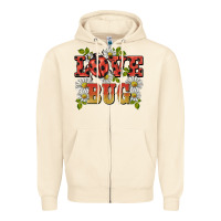 Sandshell ladybug love bug Zipper Hoodie - BarkalooDesign