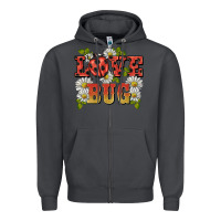 Smoke ladybug love bug Zipper Hoodie - BarkalooDesign