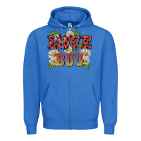 True Royal ladybug love bug Zipper Hoodie - BarkalooDesign