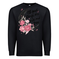 Black all good things are wild and free Premium Sweatshirt - MaliasSmallBusiness