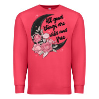 Cardinal all good things are wild and free Premium Sweatshirt - MaliasSmallBusiness