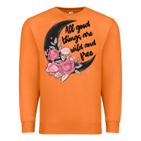 Carrot all good things are wild and free Premium Sweatshirt - MaliasSmallBusiness