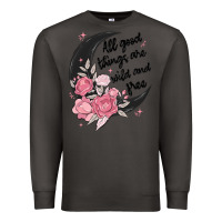 Smoke all good things are wild and free Premium Sweatshirt - MaliasSmallBusiness