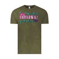 Vintage Olive leave them broadway girls alone Vintage Tee - HRA Design Shop