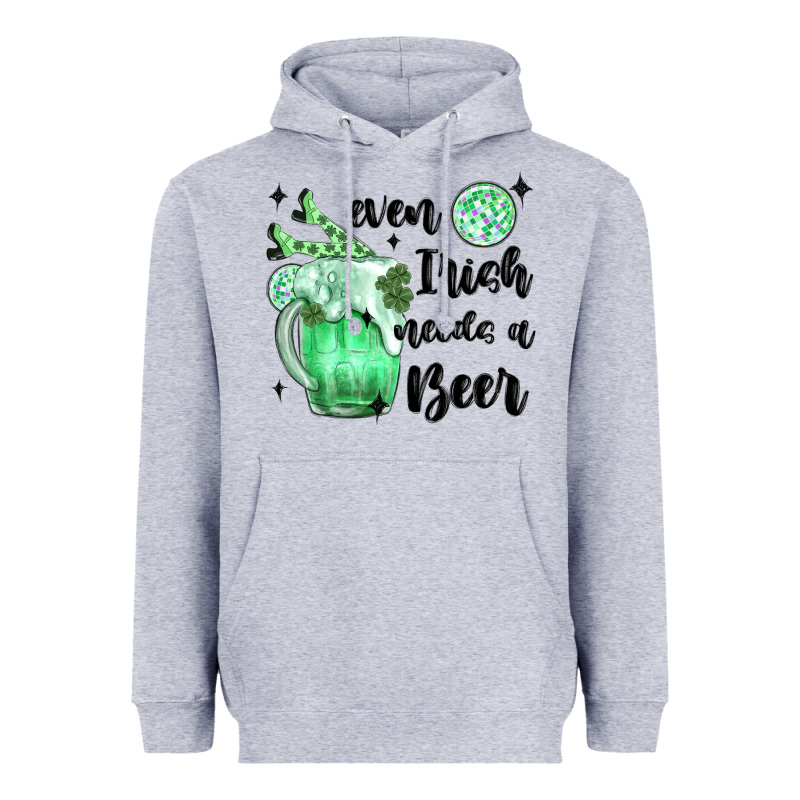 Even ırısh Needs A Beer Heavyweight Hoodie by MaliasSmallBusiness | Teevron