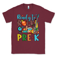 Burgundy ready to rock pre k Classic Tee - JahusDesignShop