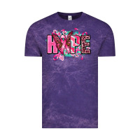 Cloud Purple hope with butterfly's Vintage Tee - AdoDesignShop