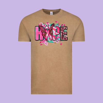 Hope With Butterfly's Vintage Tee Designed By Adodesignshop