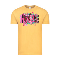 Vintage Mustard hope with butterfly's Vintage Tee - AdoDesignShop