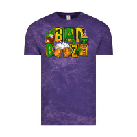 Cloud Purple bad boozy st patricks Vintage Tee - FaDigitalArtStudio