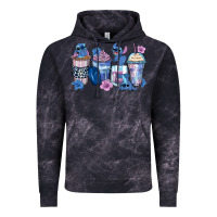 Cloud Black stitch coffee cups Vintage Hoodie - Zillion Design Studio