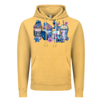 Vintage Mustard stitch coffee cups Vintage Hoodie - Zillion Design Studio