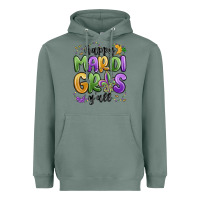 Happy Mardi Gras Y'all Heavyweight Hoodie | Teevron