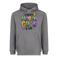 Storm happy mardi gras y'all Heavyweight Hoodie - MaliasSmallBusiness