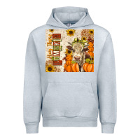 Heather Grey fall hay there pumpkin Urban Hoodie - texasbilliewilder