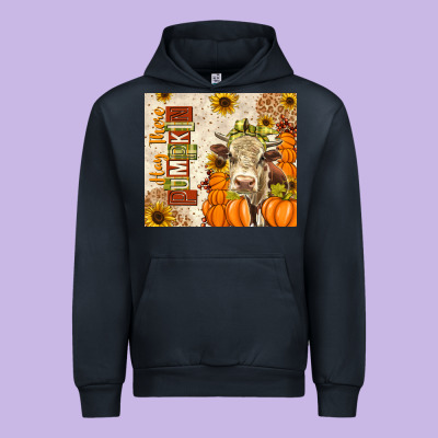 Fall Hay There Pumpkin Urban Hoodie Designed By Texasbilliewilder