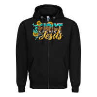 Black but first jesus Zipper Hoodie - NancyCooperArtShop