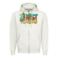 Oatmeal Heather but first jesus Zipper Hoodie - NancyCooperArtShop