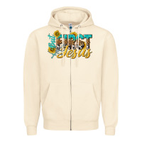 Sandshell but first jesus Zipper Hoodie - NancyCooperArtShop