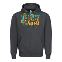 Smoke but first jesus Zipper Hoodie - NancyCooperArtShop