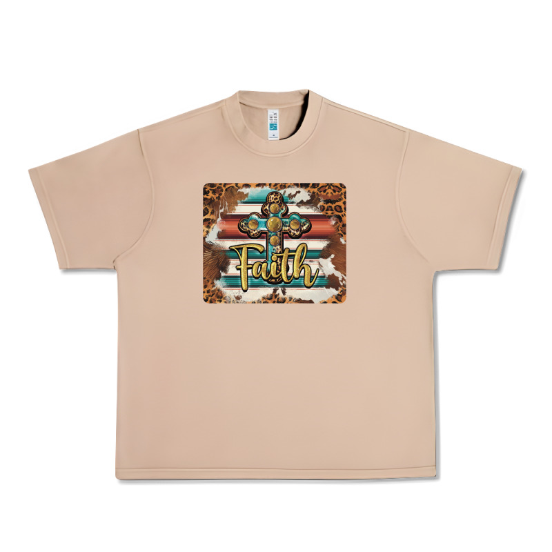 Faith Cross Mousepad Urban Heavy Tee by BarkalooDesign | Teevron