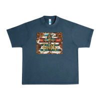 Midnight Navy faith cross mousepad Urban Heavy Tee - BarkalooDesign