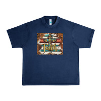 Navy faith cross mousepad Urban Heavy Tee - BarkalooDesign