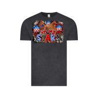 Vintage Black Oh my stars chicken 4th of july Vintage Tee - CowGirlArtShop