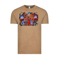 Vintage Coffee Oh my stars chicken 4th of july Vintage Tee - CowGirlArtShop