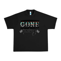 Black goneracing Urban Heavy Tee - CowhideDigitalArt