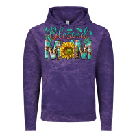 Cloud Purple western blessed mom with sunflower Vintage Hoodie - texasbilliewilder