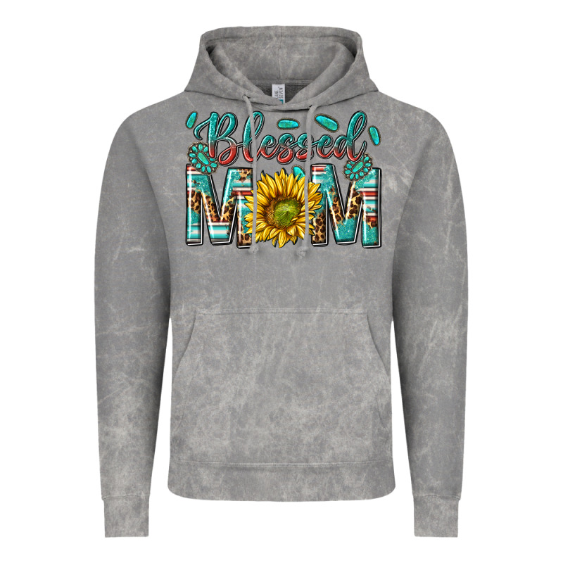 Western Blessed Mom With Sunflower Vintage Hoodie by texasbilliewilder | Teevron