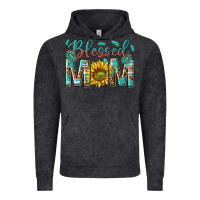Vintage Black western blessed mom with sunflower Vintage Hoodie - texasbilliewilder