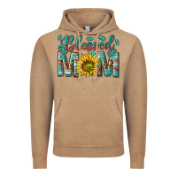 Vintage Coffee western blessed mom with sunflower Vintage Hoodie - texasbilliewilder