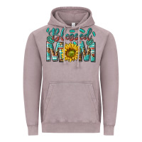 Vintage Zinc western blessed mom with sunflower Vintage Hoodie - texasbilliewilder