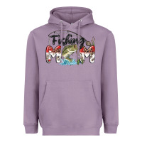 Lavender fishing mom Heavyweight Hoodie - MaliasSmallBusiness