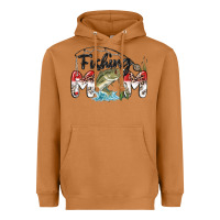 Meerkat fishing mom Heavyweight Hoodie - MaliasSmallBusiness