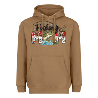 Toasted Coconut fishing mom Heavyweight Hoodie - MaliasSmallBusiness