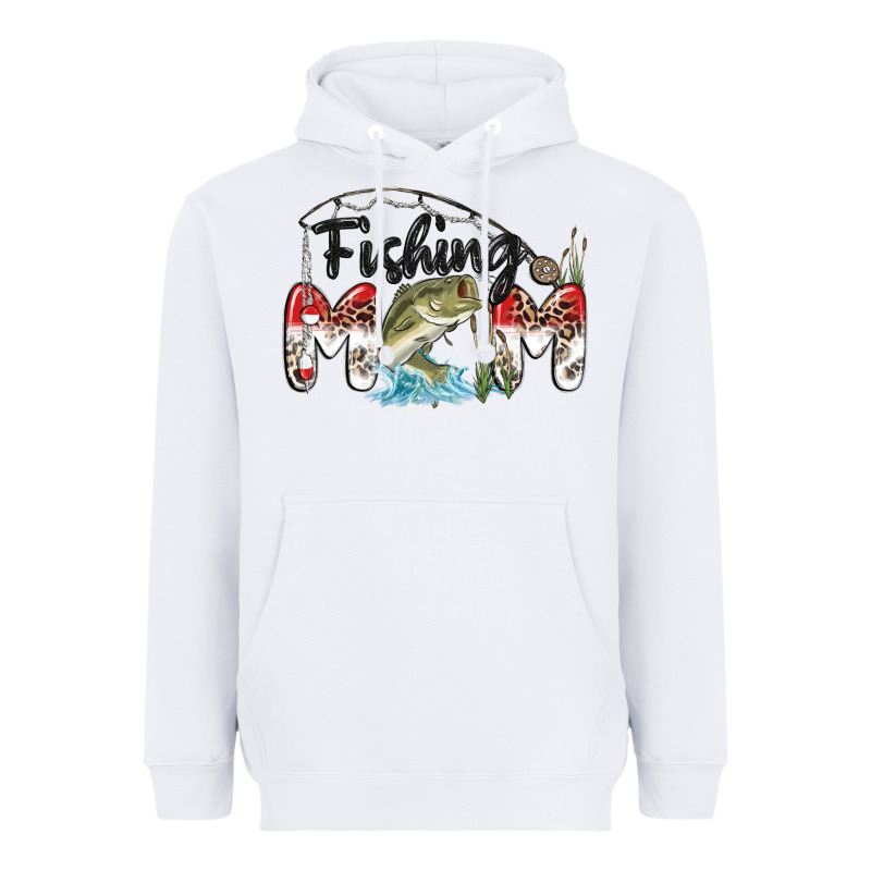 Fishing Mom Heavyweight Hoodie by MaliasSmallBusiness | Teevron