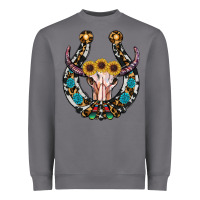 Storm western horseshoe skull Heavyweight Sweatshirt - RanaPortraitStore
