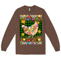 Chestnut Christmas Chicken Long Sleeve Tee - Artiststas