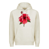Puerto Rican Hibiscus Flower Premium Hoodie | Teevron